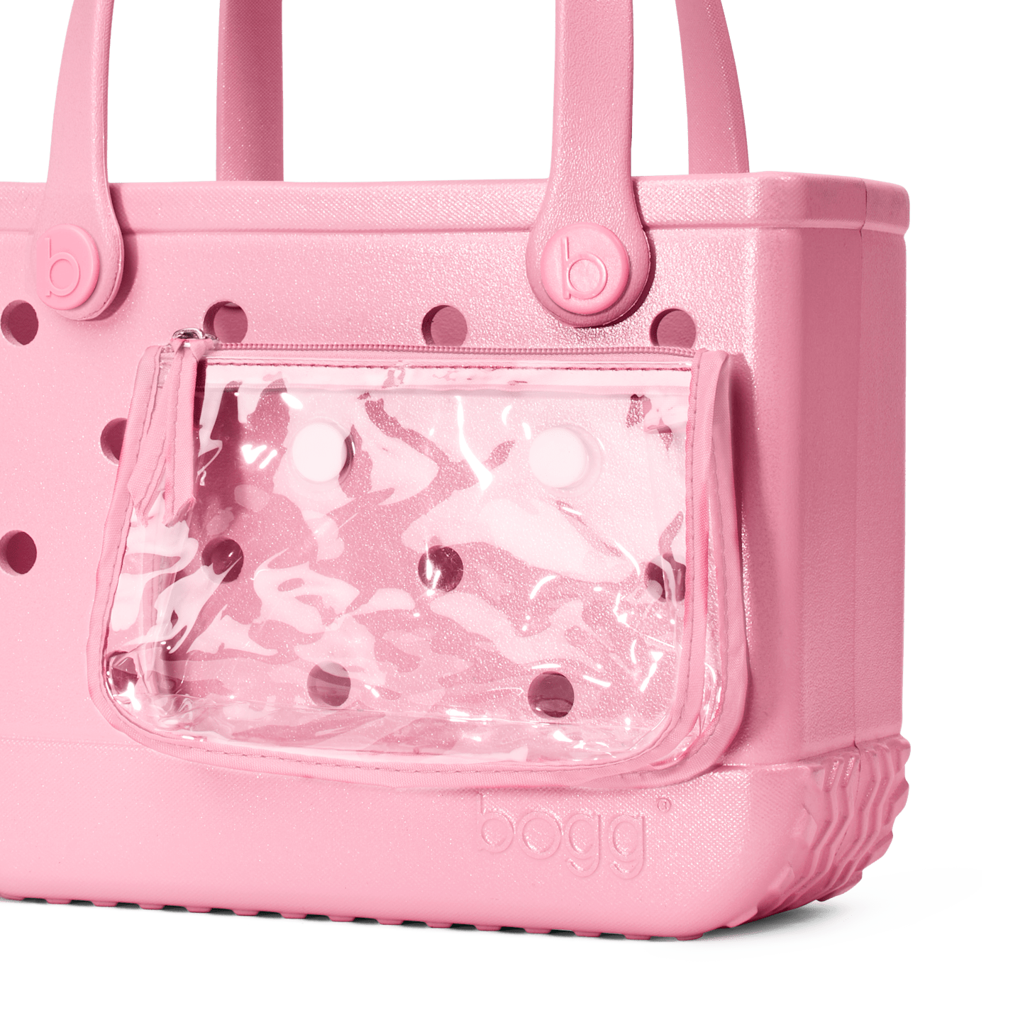 Bitty Bogg Bag - Bubblegum Shimmer View 
